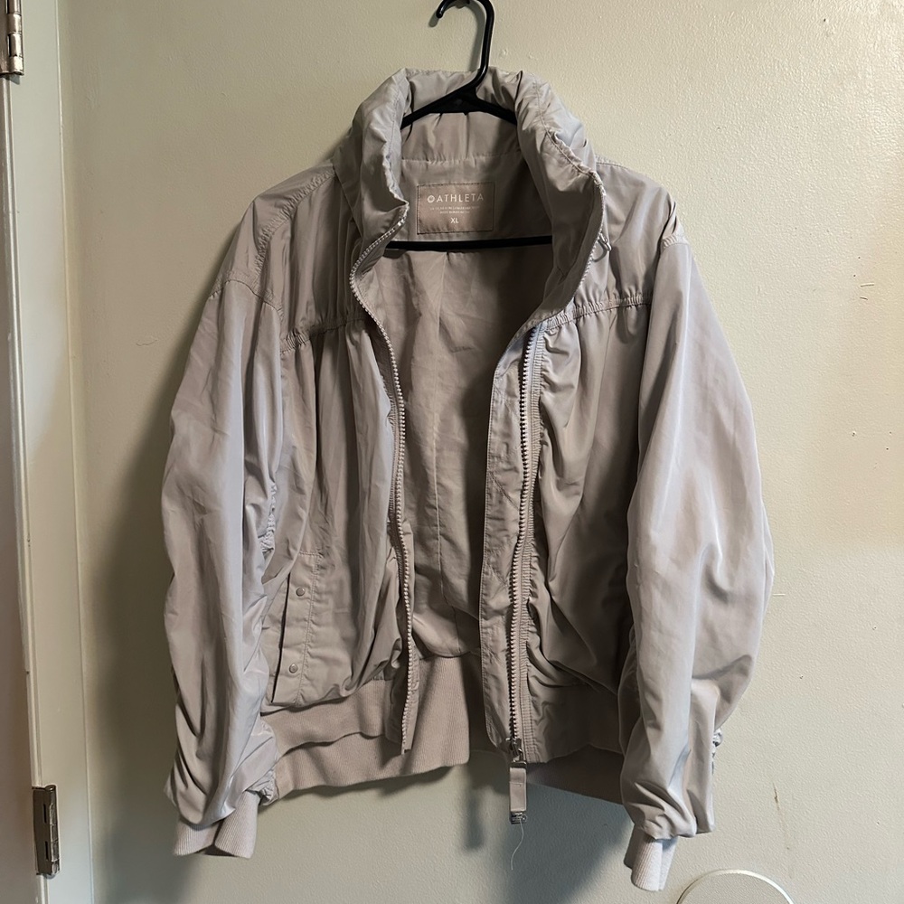 Athleta Light Gray Jacket
